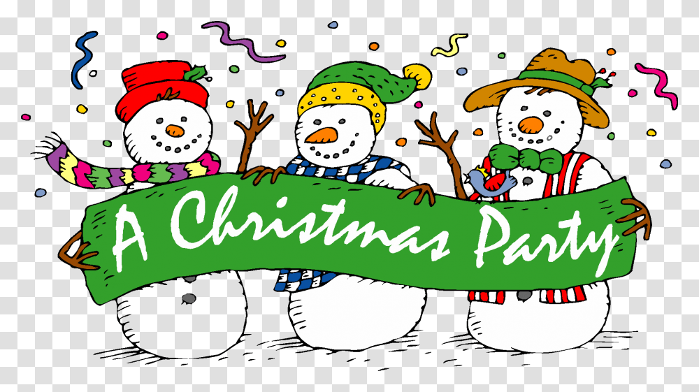 Winter Party Holiday Clipart Christmas Party Clipart, Outdoors, Green Transparent Png