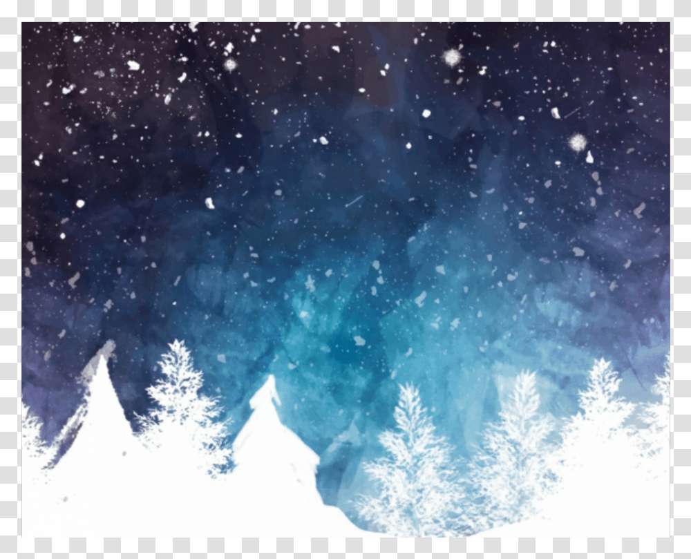 Winter Snow Background Sky Winter Snow Cartoon Background, Nature, Outdoors, Ice, Frost Transparent Png