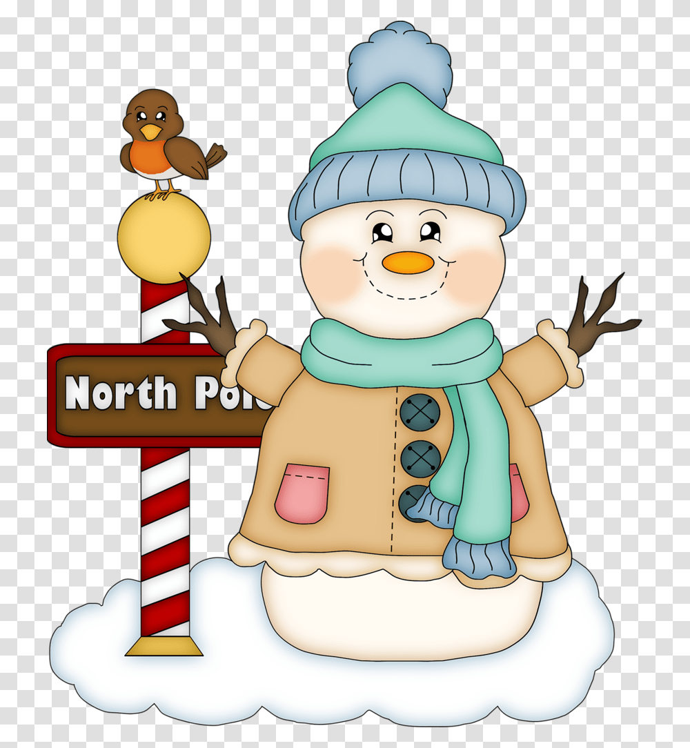 Winter Snow Clipart Dibujos Bonitos De Navidad A Color, Snowman, Outdoors, Nature, Elf Transparent Png