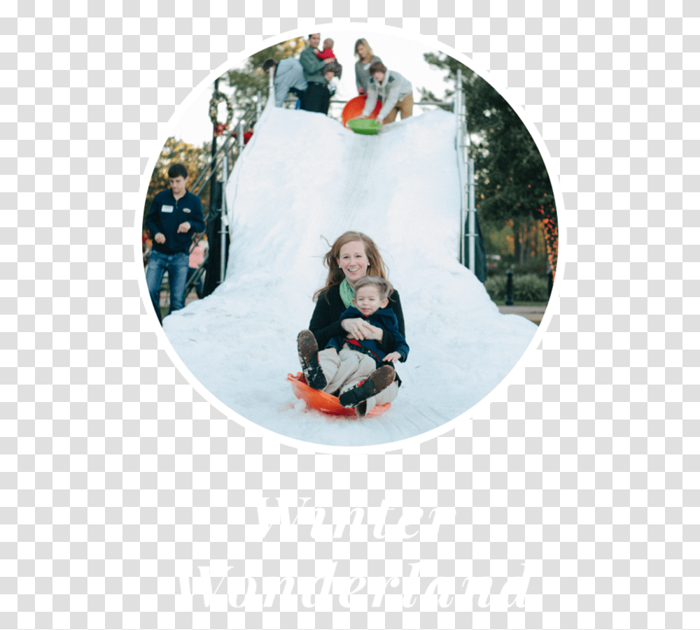 Winter Snow, Person, Human, Slide, Toy Transparent Png