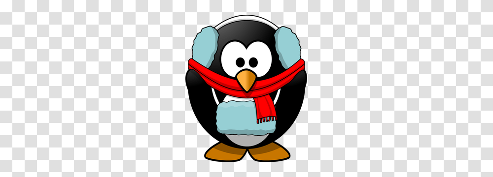 Winter Snow Scenes Clipart, Bird, Animal, Penguin, Helmet Transparent Png