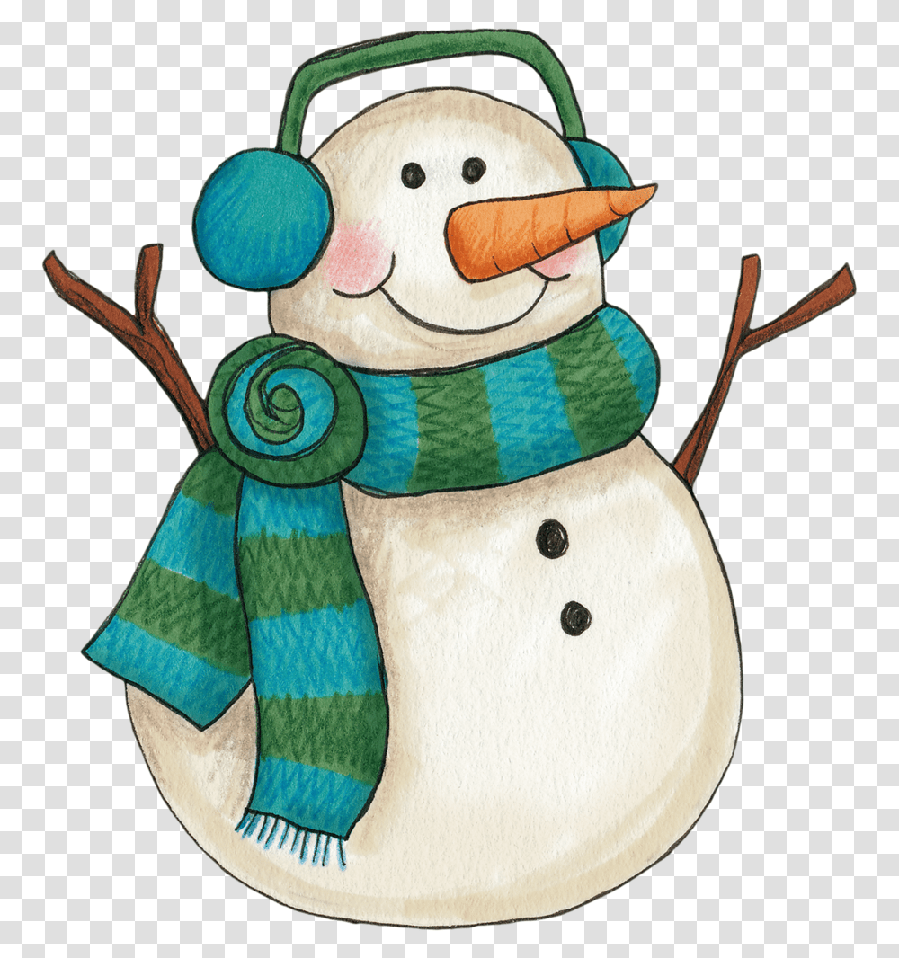 Winter Snowman Clip Art More Clip Art Winter Snowman, Plush, Toy, Outdoors, Nature Transparent Png