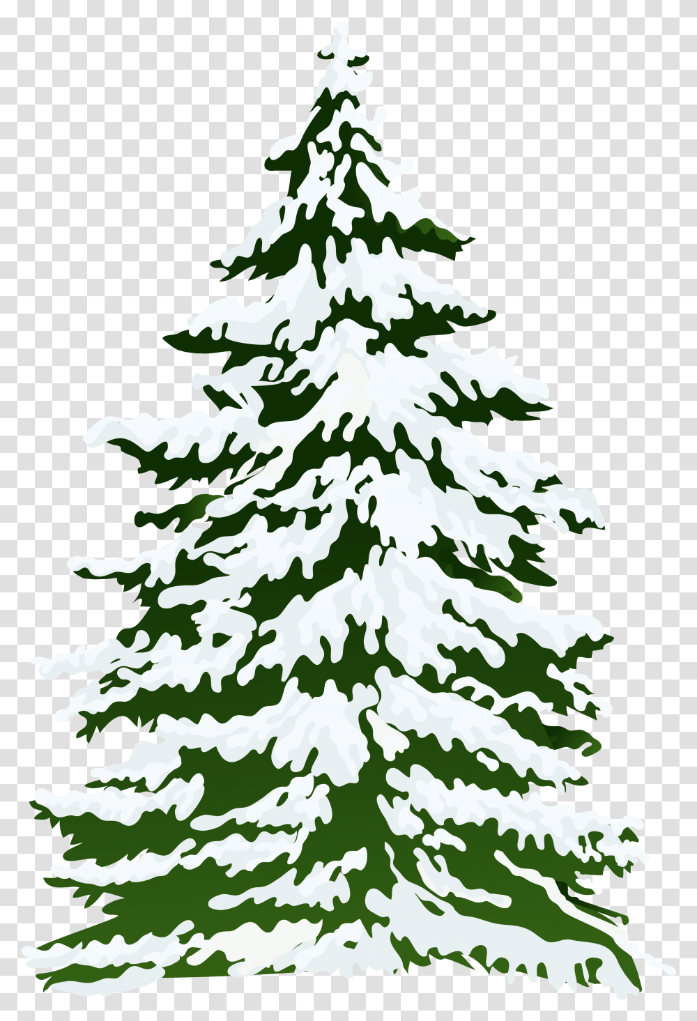 Winter Snowy Pine Tree Clipart Image Snow Clip Art Pine Tree, Plant, Ornament, Christmas Tree, Fir Transparent Png