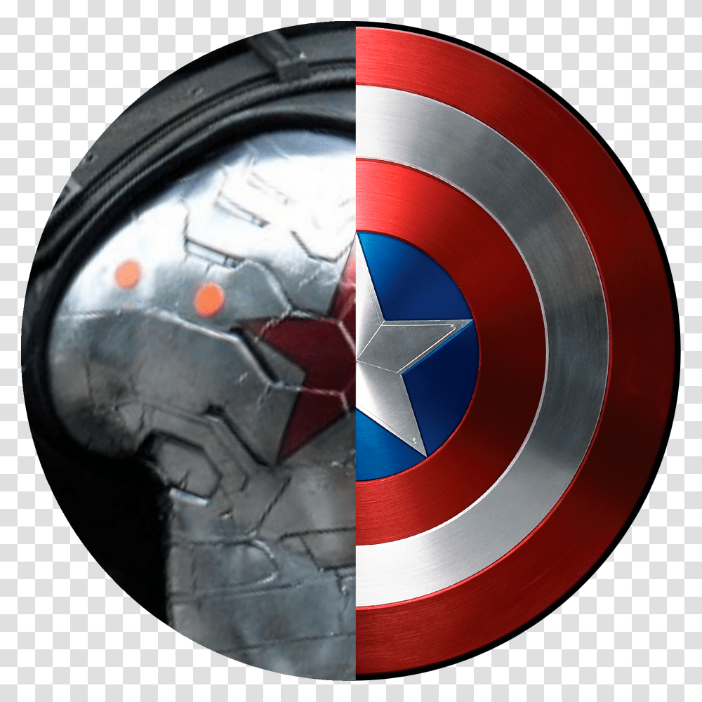Winter Soldier And Shield Star Winter Soldier Captain America Shield Transparent Png