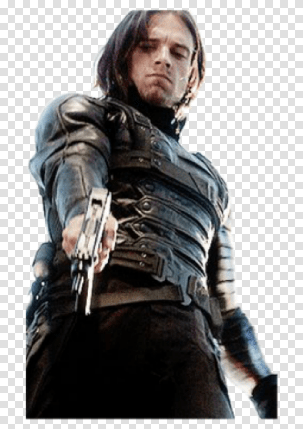 Winter Soldier Bucky Marvel, Person, Human, Quake, Gun Transparent Png
