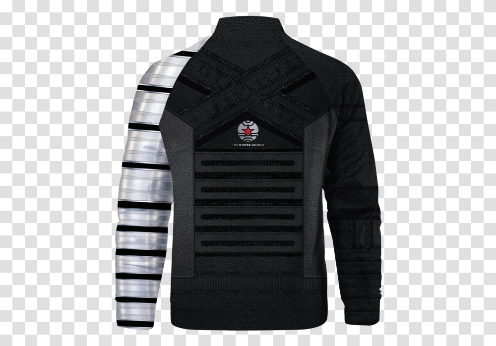 Winter Soldier Jacket Sweater, Apparel, Sleeve, Long Sleeve Transparent Png