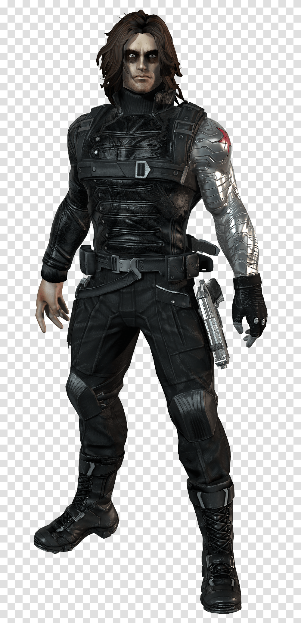 Winter Soldier League Of Extraordinary Winter Soldier Boy Death Warrior Costume, Person, Human, Weapon, Weaponry Transparent Png
