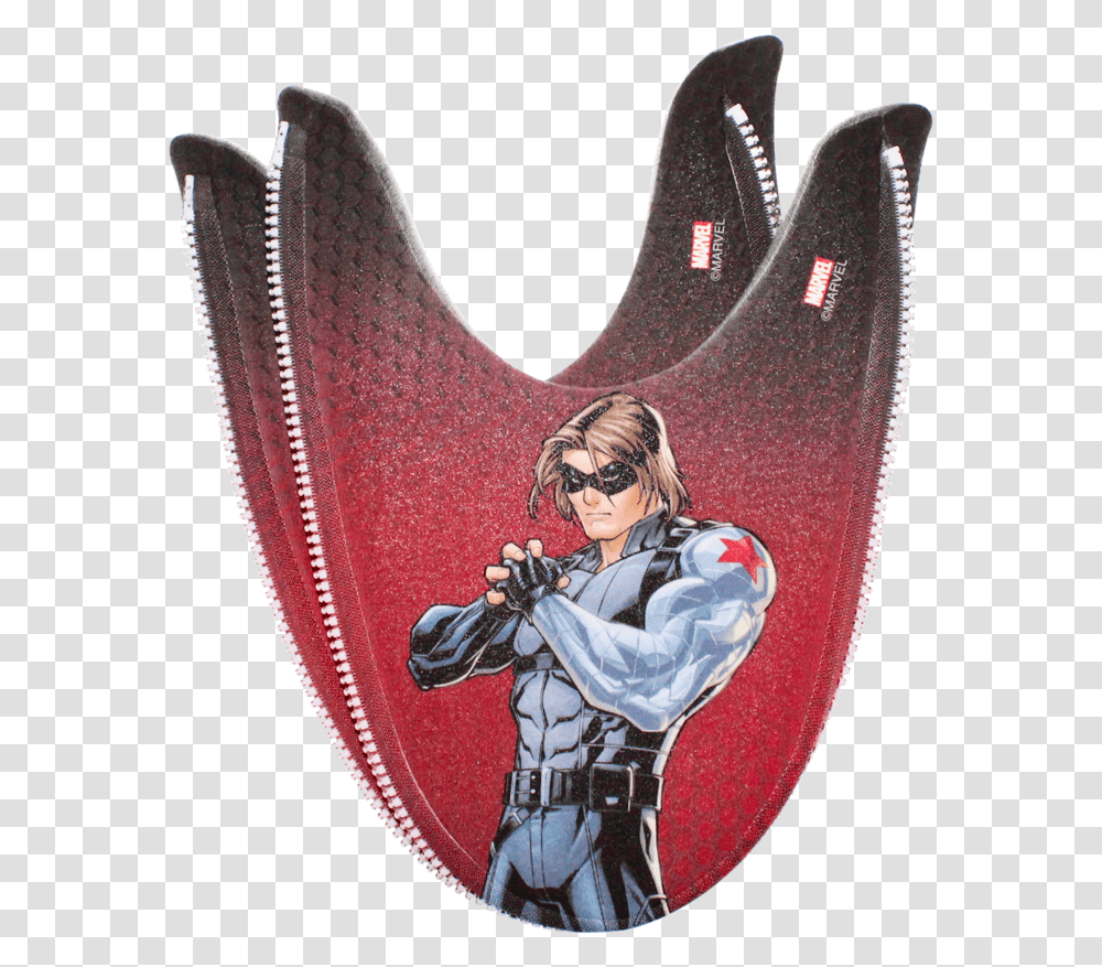 Winter Soldier Zlipperz Shield, Person, Sunglasses, Leisure Activities, Costume Transparent Png