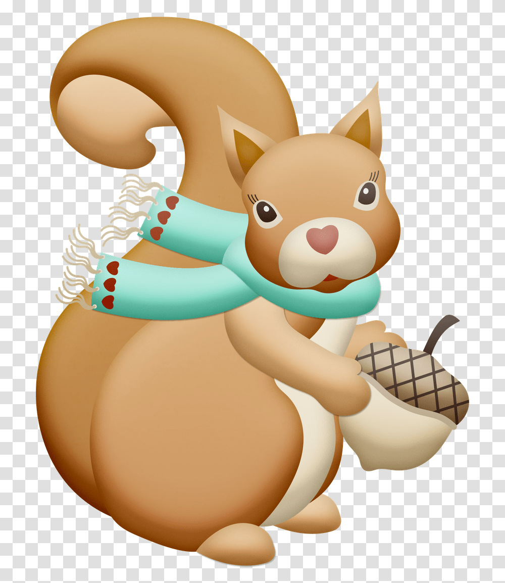 Winter Squirrel Clipart, Toy, Sweets, Food, Animal Transparent Png
