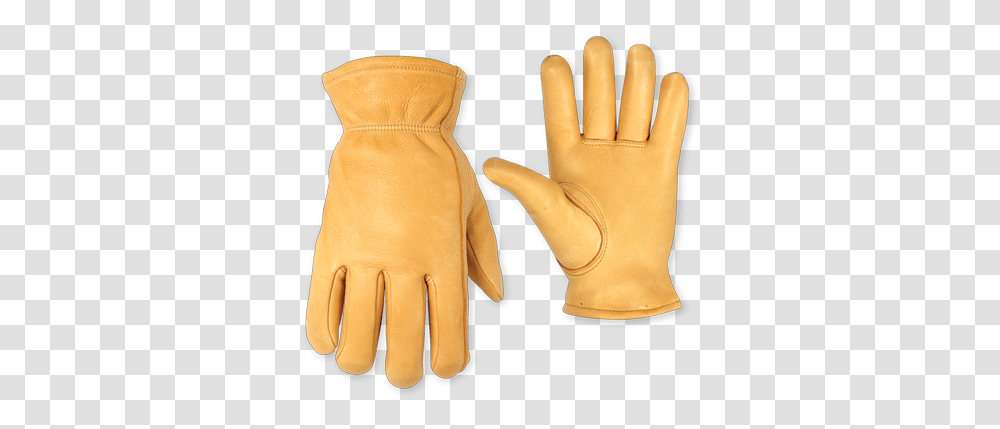 Winter Top Grain Deerskin Driver Work Gloves Safety Glove, Clothing, Apparel, Person, Human Transparent Png