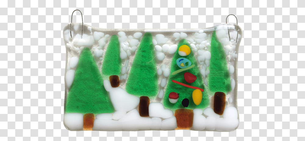 Winter Trees Fused Glass Clay For Kids Christmas Stocking, Sweets, Food, Confectionery, Icing Transparent Png