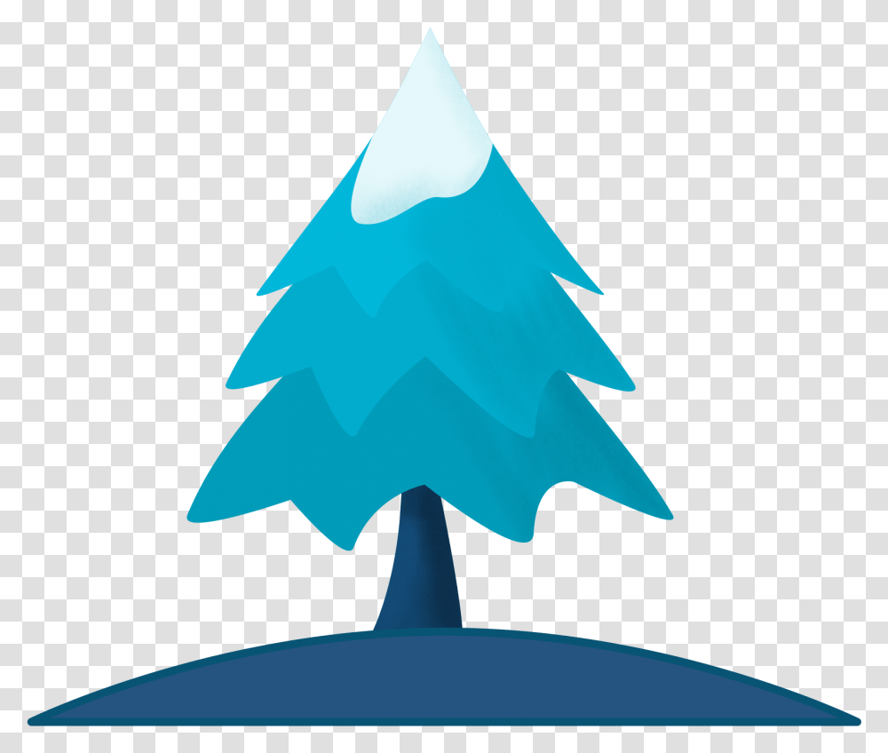 Winter Trees Plants Decorative Elements And Psd Illustration, Outdoors, Triangle, Star Symbol Transparent Png