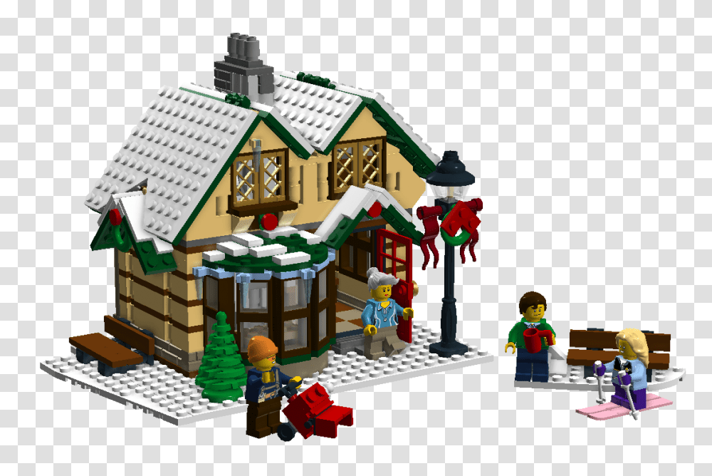 Winter Village Book Storepng Lego Christmas Lego 2018 Winter Village, Toy, Food, Cookie, Biscuit Transparent Png