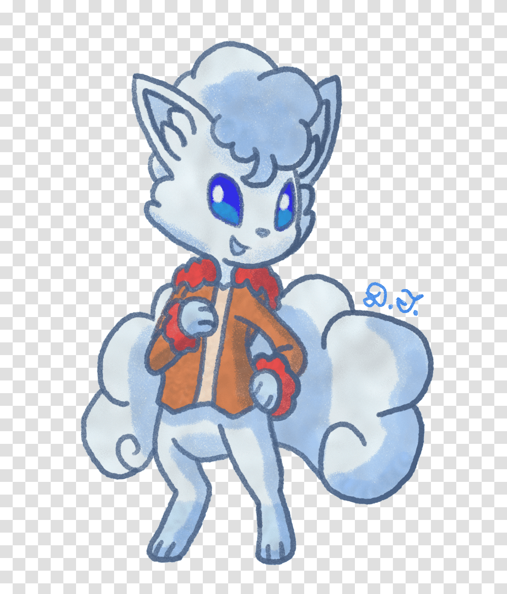 Winter Vulpix Weasyl, Label, Drawing Transparent Png