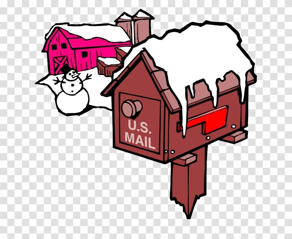Winter Warmth Clip Art Free Cliparts, Mailbox, Letterbox, Postbox, Public Mailbox Transparent Png