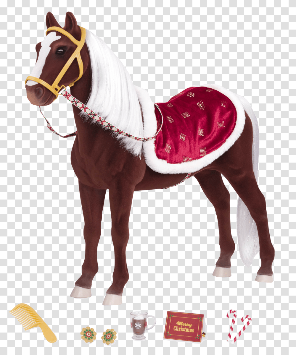 Winter Wonder Holiday Horse With Accessories Our Generation Holiday Horse, Mammal, Animal, Person, Human Transparent Png