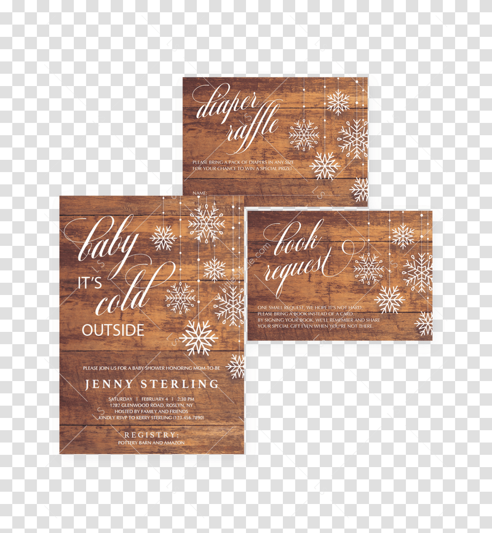 Winter Wonderland Baby Shower Invitations Template Plywood, Handwriting, Paper, Calligraphy Transparent Png
