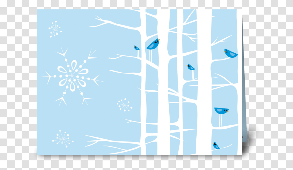 Winter Wonderland Trees Blue Greeting Card Visual Arts, Nature, Ice, Outdoors, Snow Transparent Png