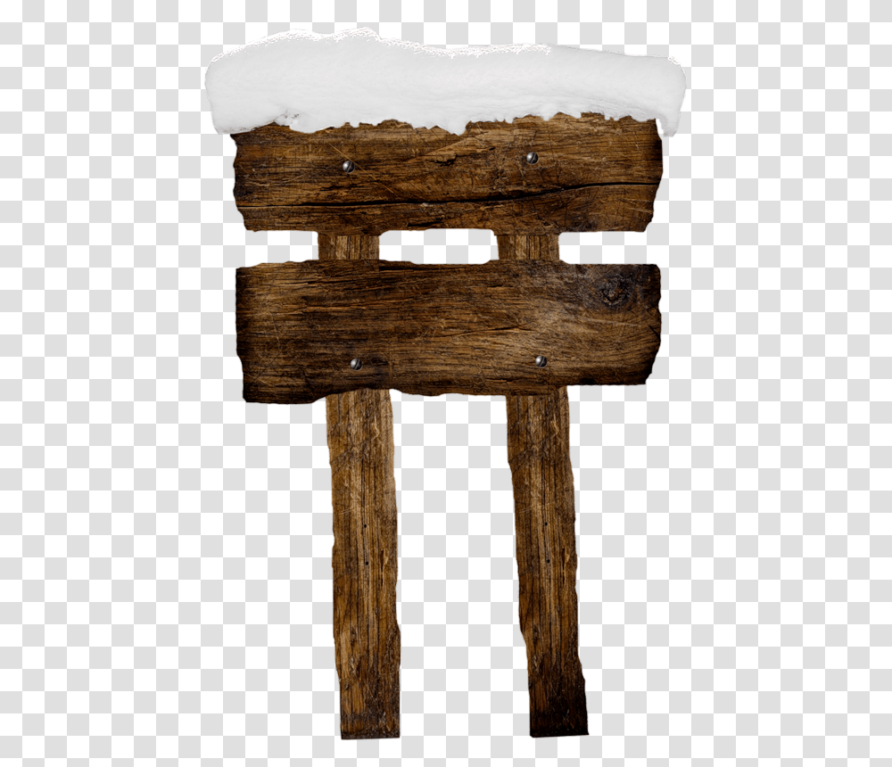 Winter Wooden Blank Sign Winter Wooden Sign, Cross, Furniture, Tabletop, Stand Transparent Png