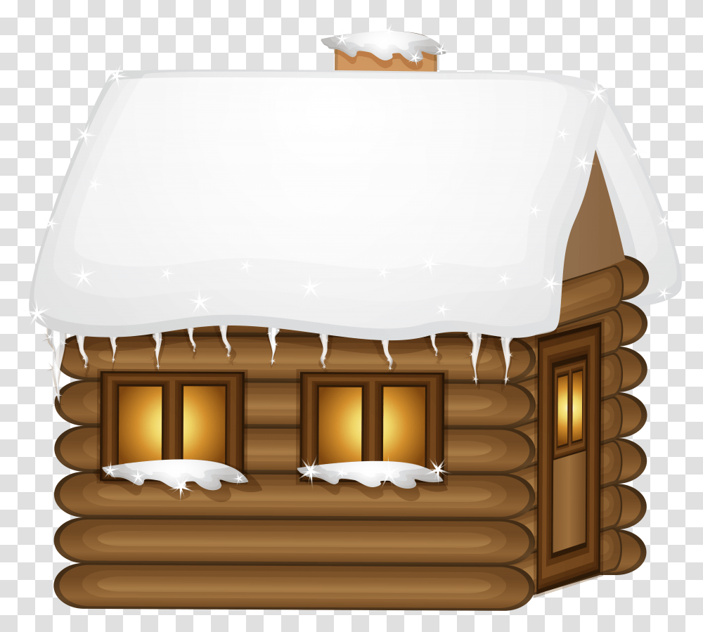 Winter Wooden House Clip Portable Network Graphics, Housing, Building, Cabin, Lamp Transparent Png