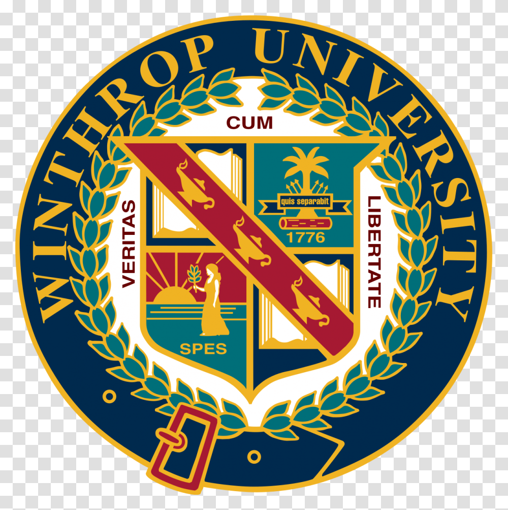 Winthrop University Crest, Logo, Trademark, Emblem Transparent Png