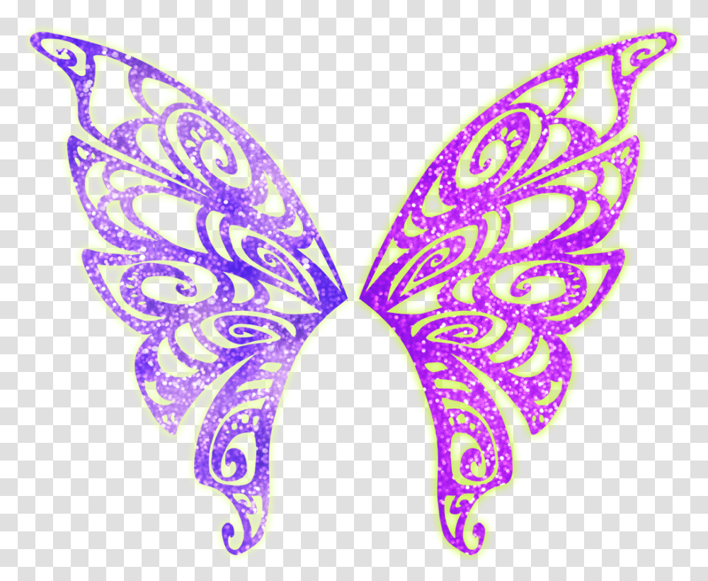 Winx Club Butterflix Wings, Pattern, Ornament, Paisley Transparent Png