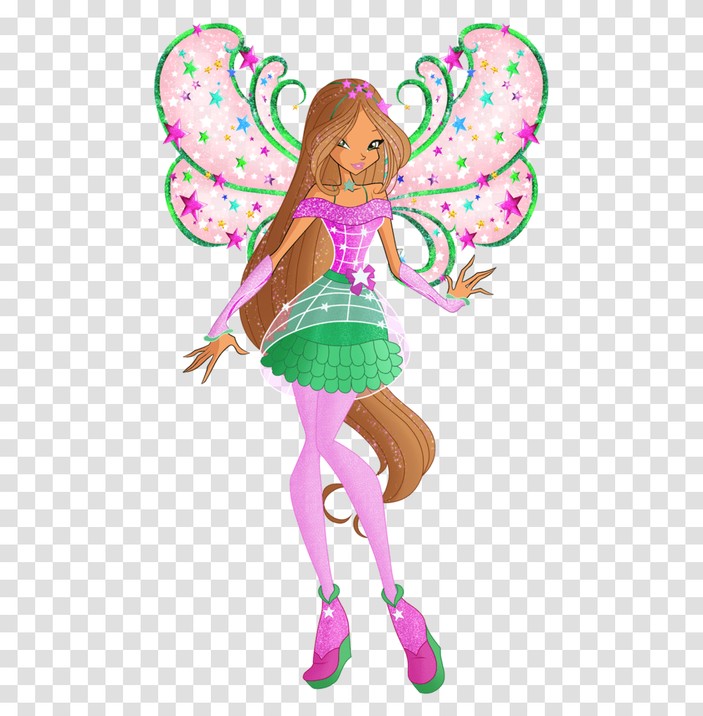 Winx Club Cosmix Wings, Doll, Toy Transparent Png