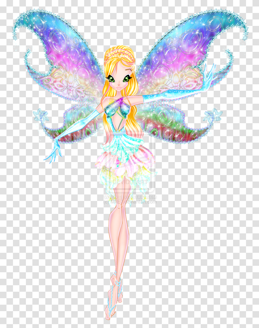 Winx Club Fairy Dresses, Toy, Doll, Cross Transparent Png