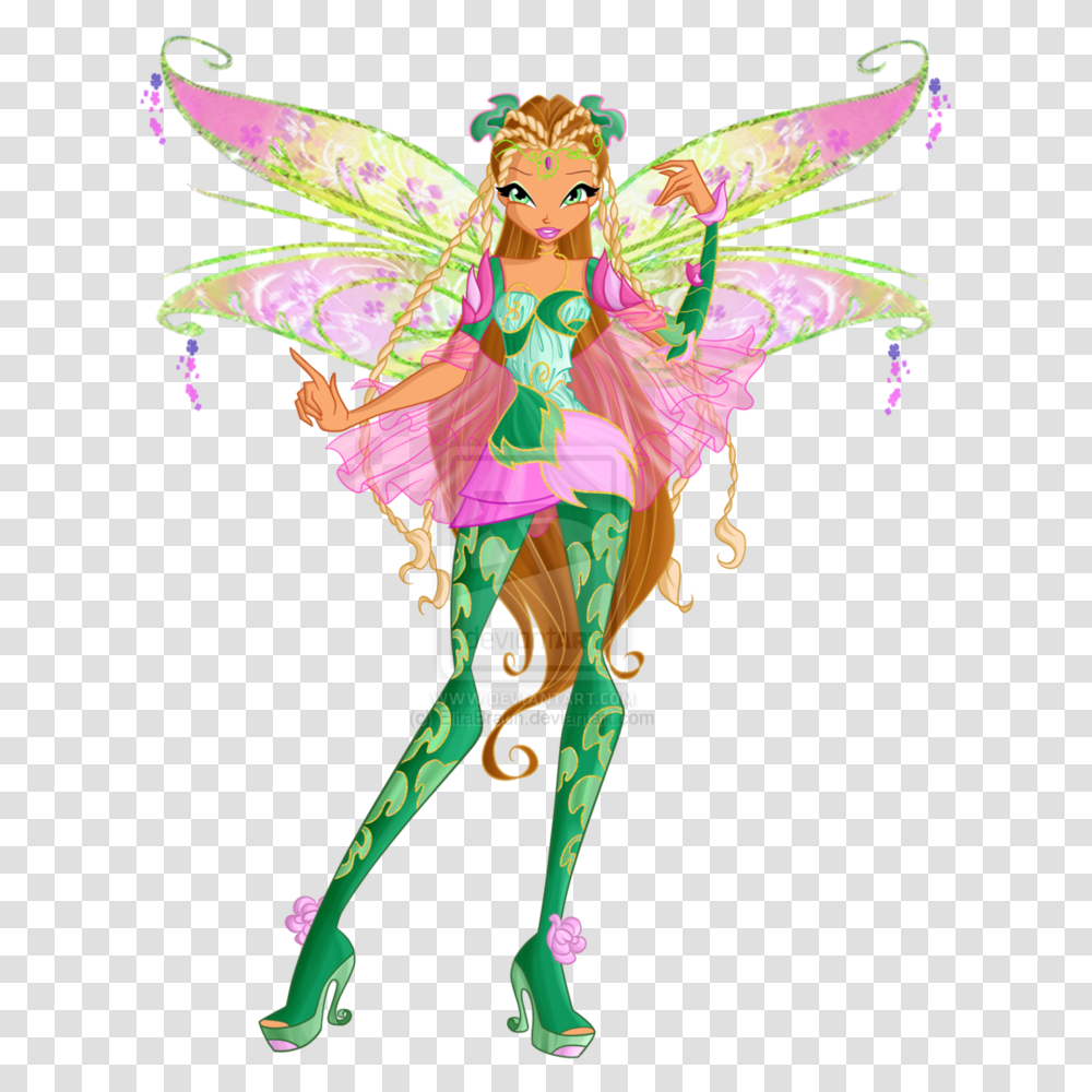 Winx Club Flora Bloomix Transformation, Doll, Toy, Figurine, Costume Transparent Png