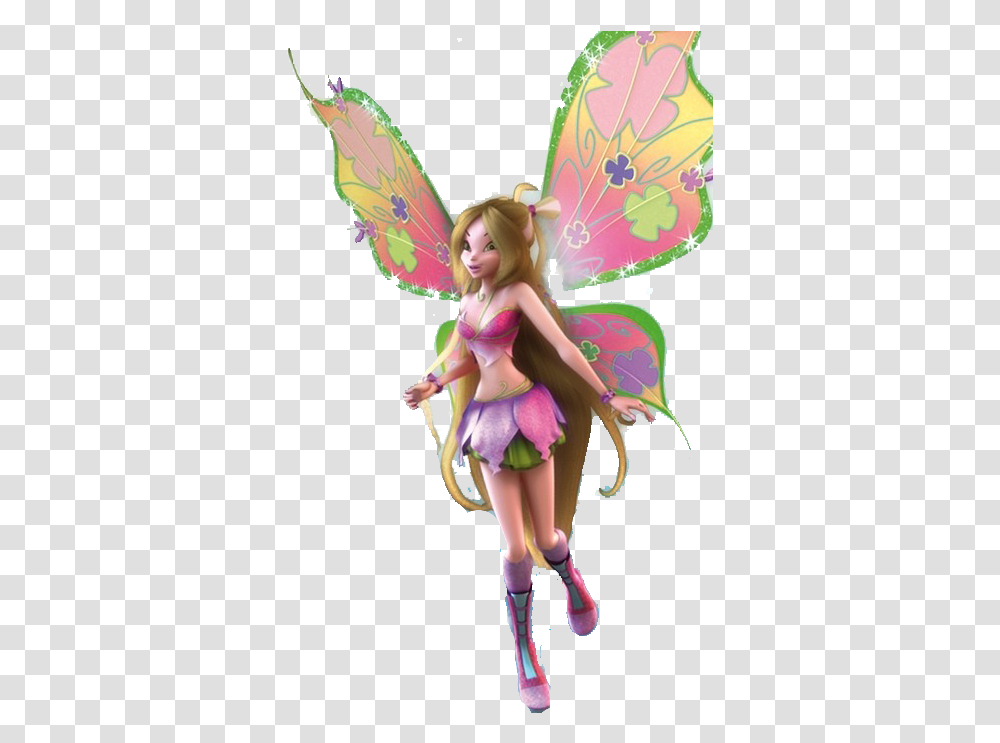 Winx Club Flora China Doll, Figurine, Toy, Barbie, Person Transparent Png