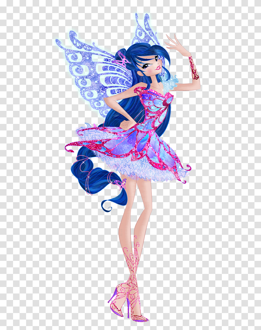 Winx Club Musa Butterflix, Dance Pose, Leisure Activities, Performer, Person Transparent Png