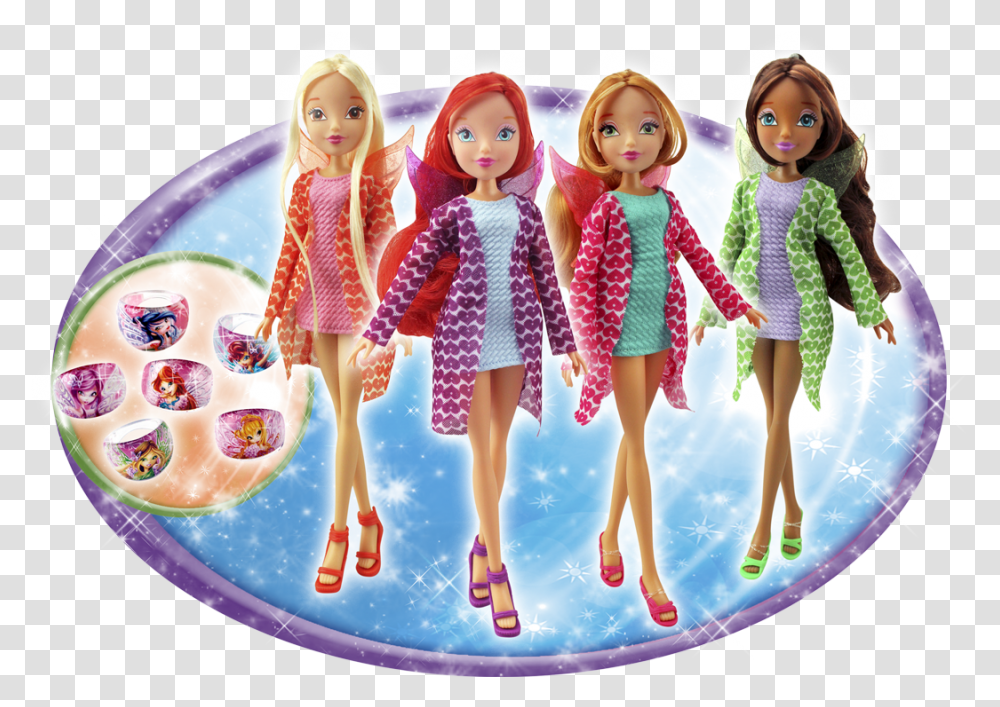 Winx Club Wiki 4 Krasotki, Doll, Toy, Figurine, Barbie Transparent Png