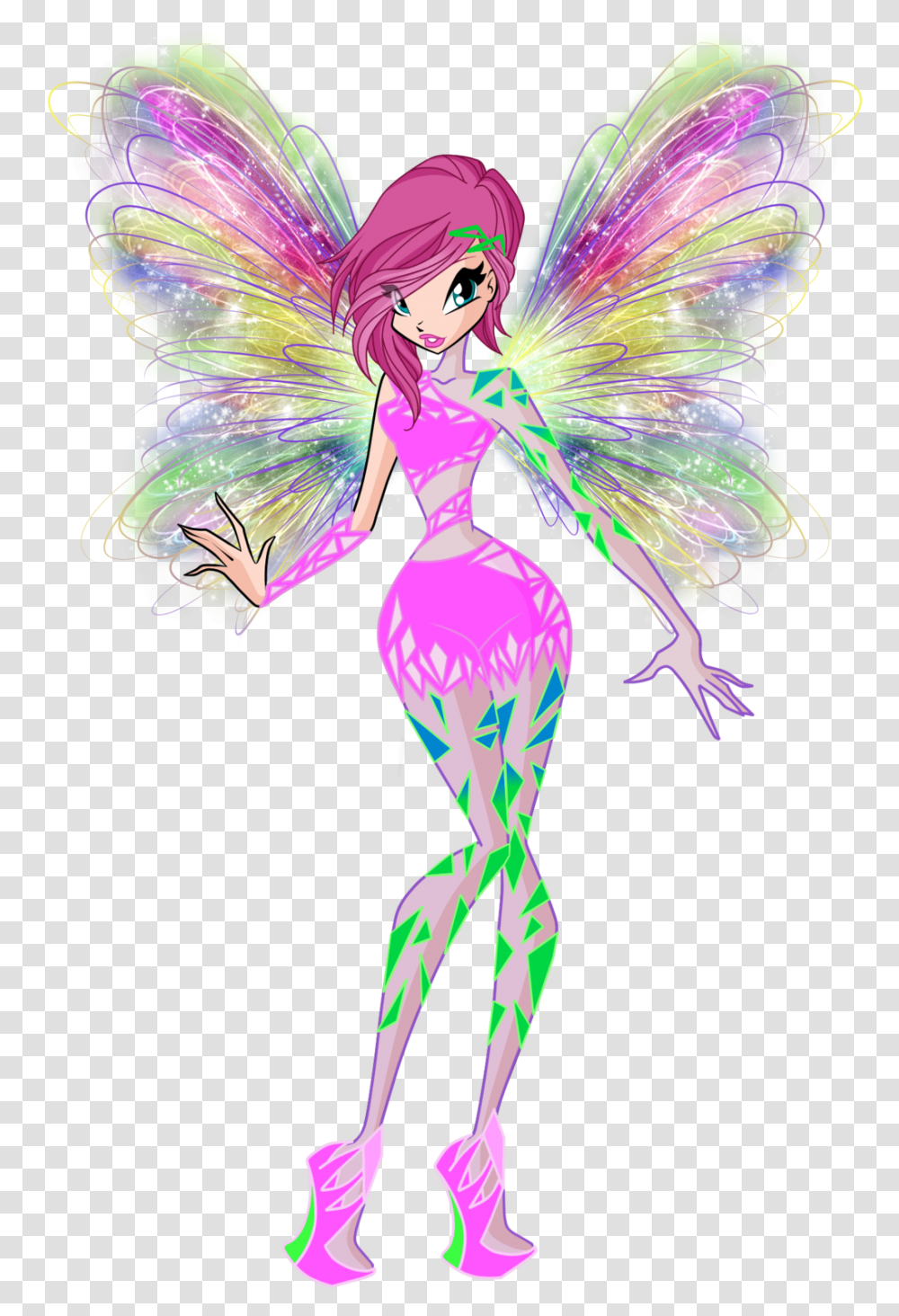 Winx Fairies V94 Backgrounds Big Fairy, Graphics, Art, Floral Design, Pattern Transparent Png