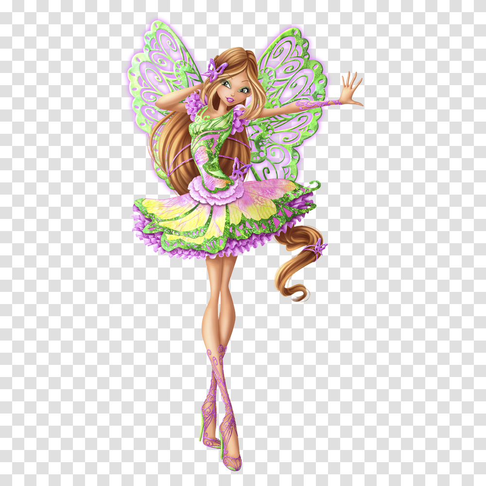 Winx Season 8 Flora Sirenix, Person, Costume, Dance, Purple Transparent Png