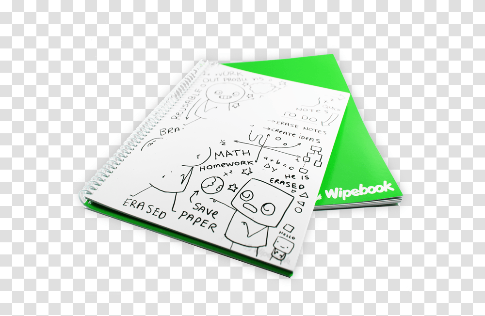 Wipebook Notebook Sketch, Paper, White Board, Plan Transparent Png