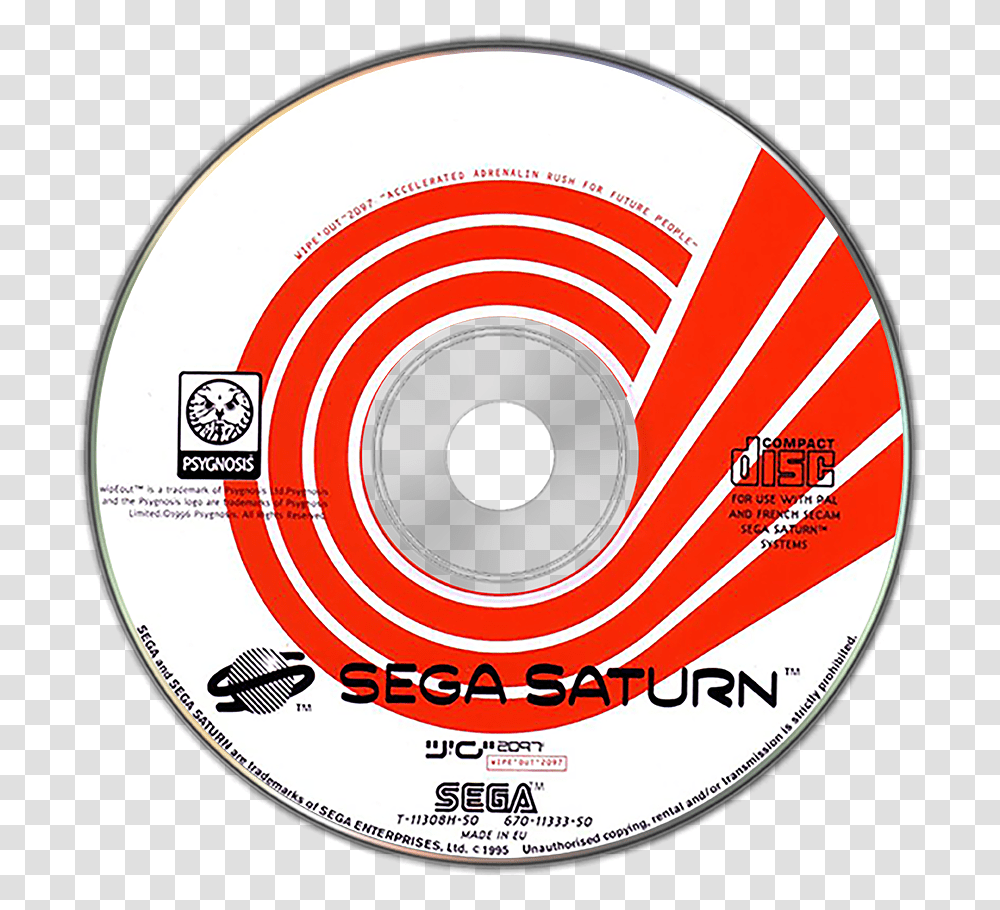 Wipeout 2097 Cd, Disk, Dvd Transparent Png