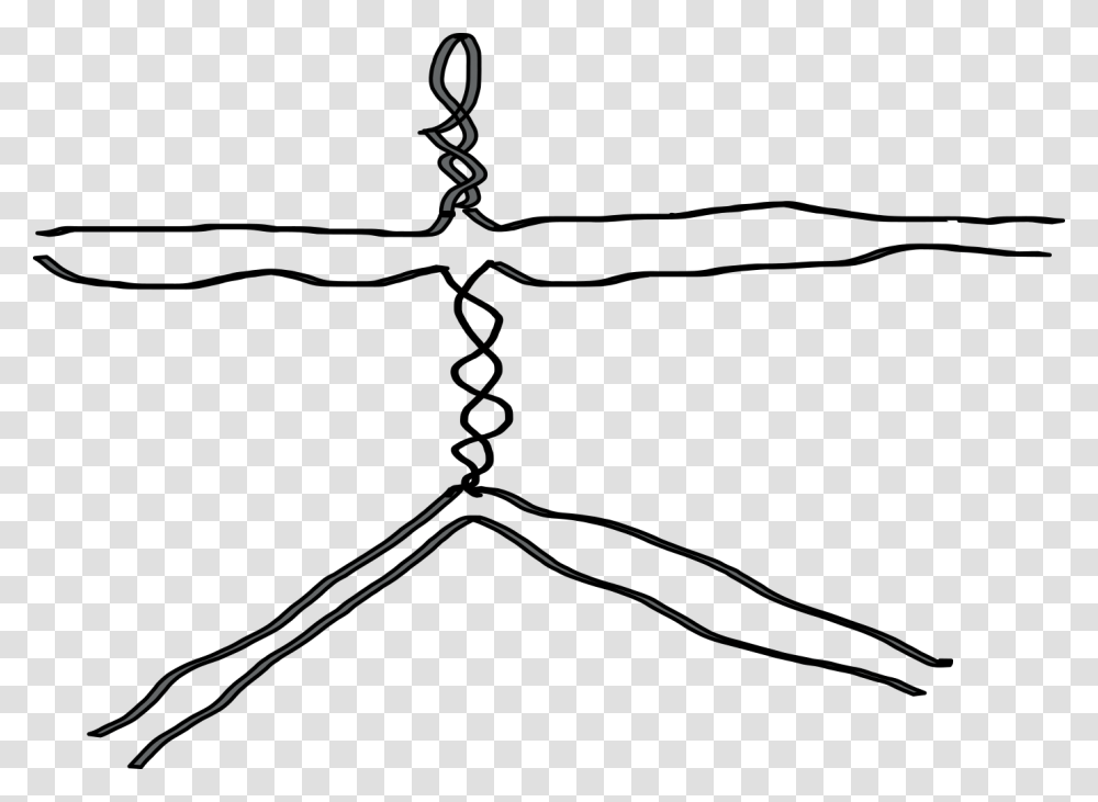 Wire Drawing Line Art, Silhouette, Apparel Transparent Png