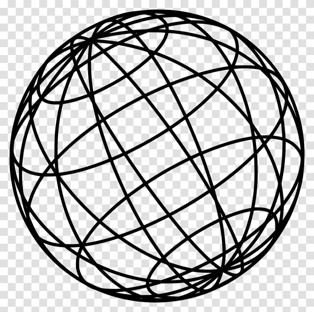 Wire Globe Lines, Gray, World Of Warcraft Transparent Png