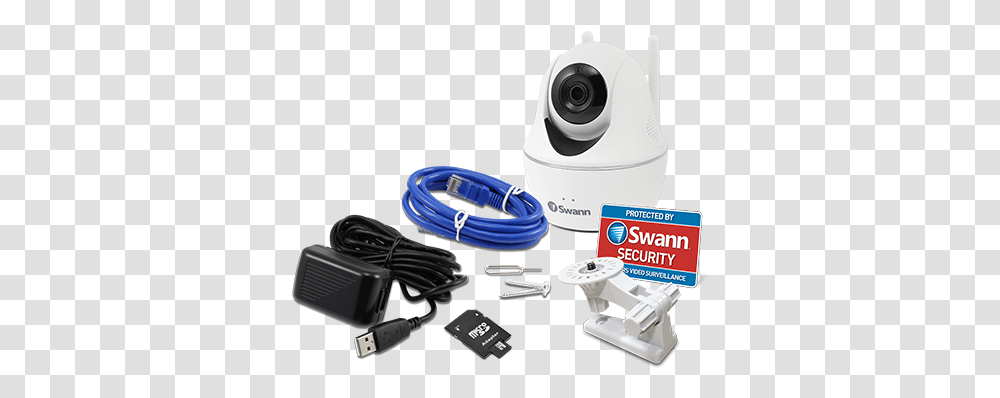 Wireless 1080p Pan & Tilt Security Camera Swann Pt Cam, Electronics, Webcam, Adapter Transparent Png
