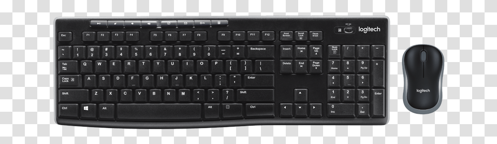 Wireless Combo Mk270 Usb Keyboard And Mouse, Computer Keyboard, Computer Hardware, Electronics Transparent Png