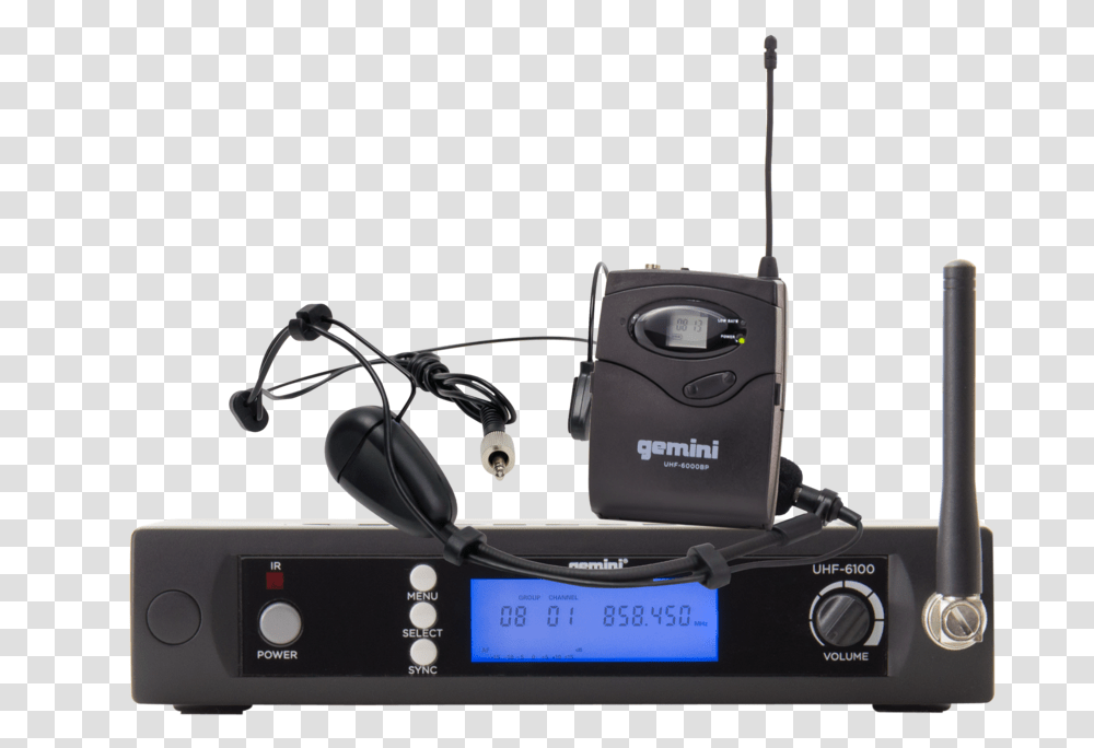 Wireless Microphone System Gemini, Electronics, Camera, Radio, Stereo Transparent Png