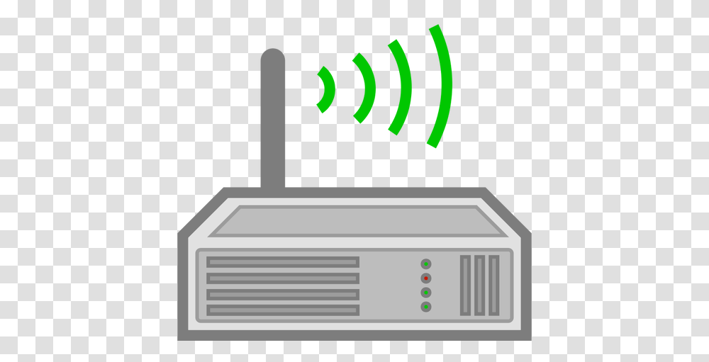 Wireless Router Icon Vector Illustration, Hardware, Electronics, Modem Transparent Png