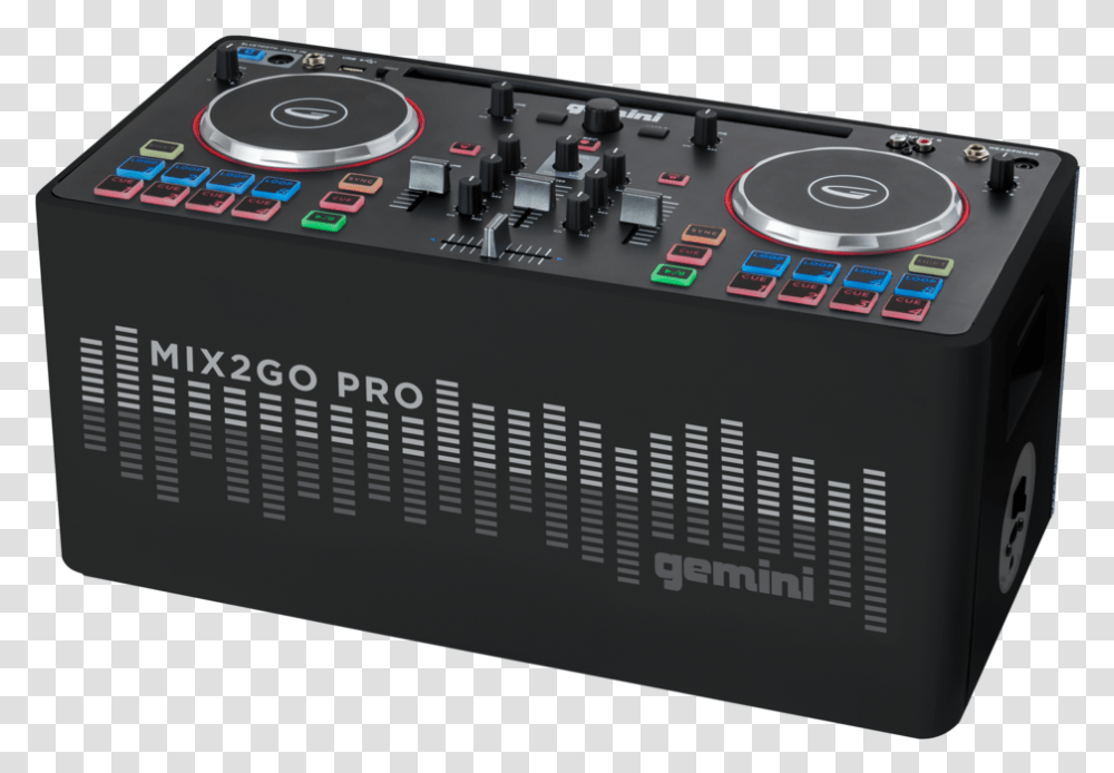 Wireless Speaker With Party Lights Gemini Mix 2 Go, Electronics, Cooktop, Indoors, Amplifier Transparent Png