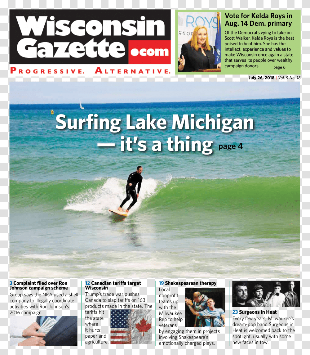 Wisconsin Gazette, Sea, Outdoors, Water, Nature Transparent Png