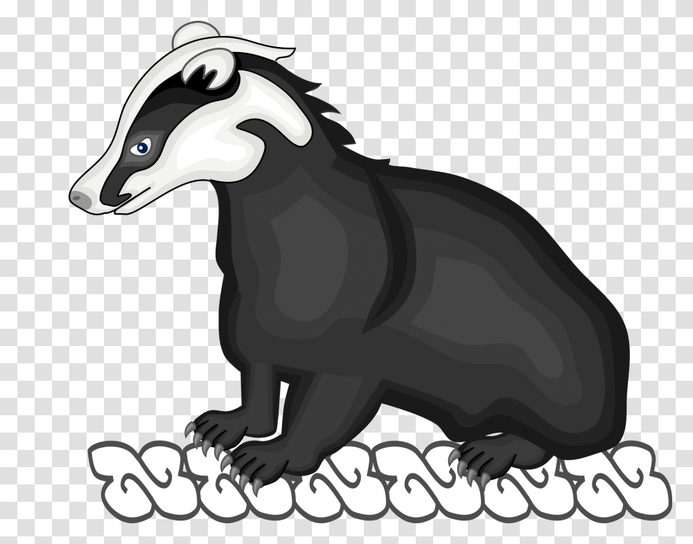 Wisconsin National Guard Crest, Wildlife, Animal, Mammal, Badger Transparent Png