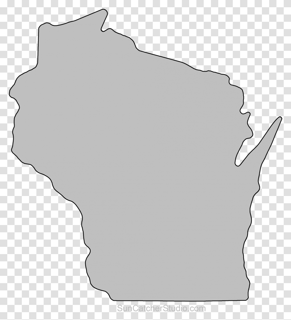 Wisconsin State Outline, Silhouette, Hand, Person, People Transparent Png