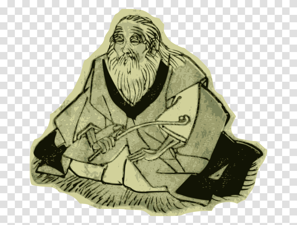 Wise Man Hd Wise Old Man Clip Art, Person, Face, Drawing, Bronze Transparent Png