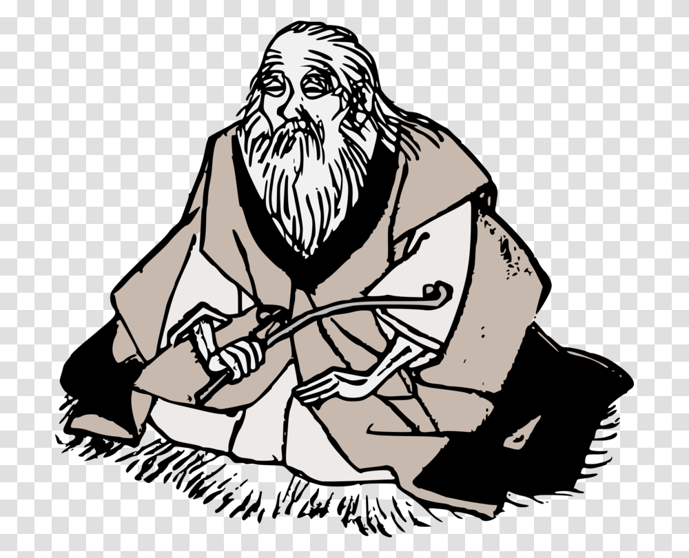 Wise Old Man Computer Icons Document Web Browser, Person, Human, Samurai, Kneeling Transparent Png