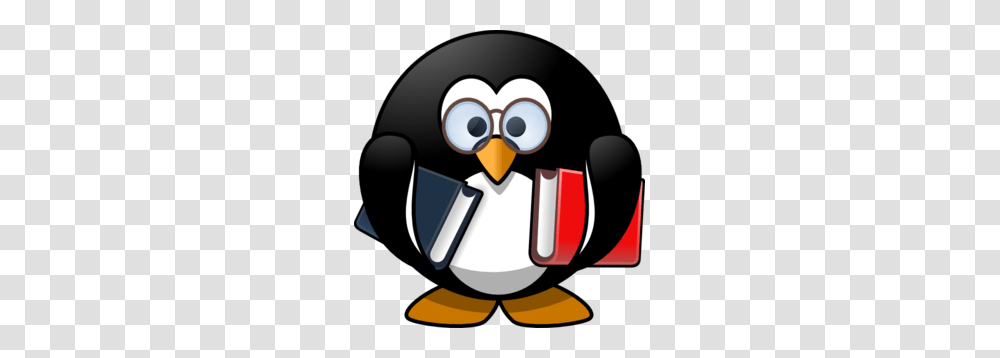 Wise Owl With Books Clip Art, Bird, Animal, Penguin Transparent Png