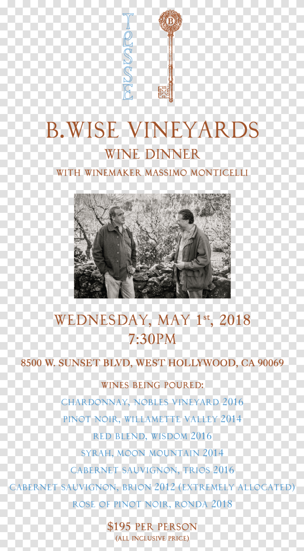 Wise Vineyards Wine Dinner Invite, Poster, Advertisement, Person, Flyer Transparent Png